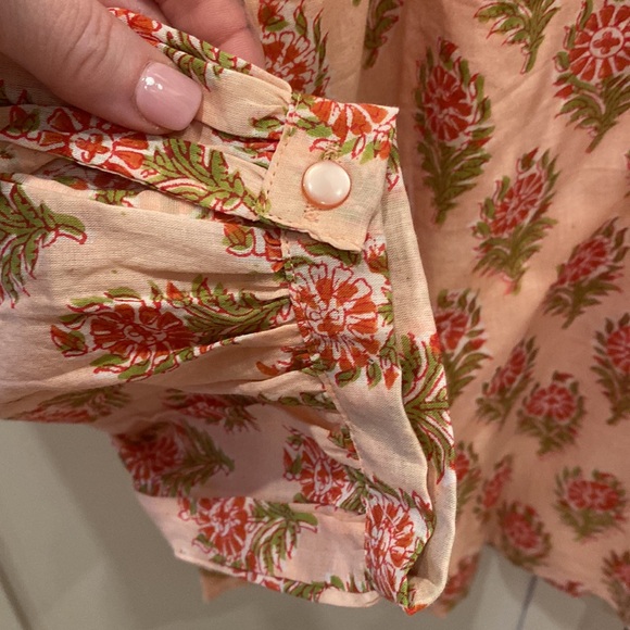 Emerson Fry Pink Floral Blouse - Picture 4 of 4